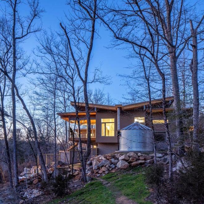 The Haw River House, a net-zero home located in North Carolina.