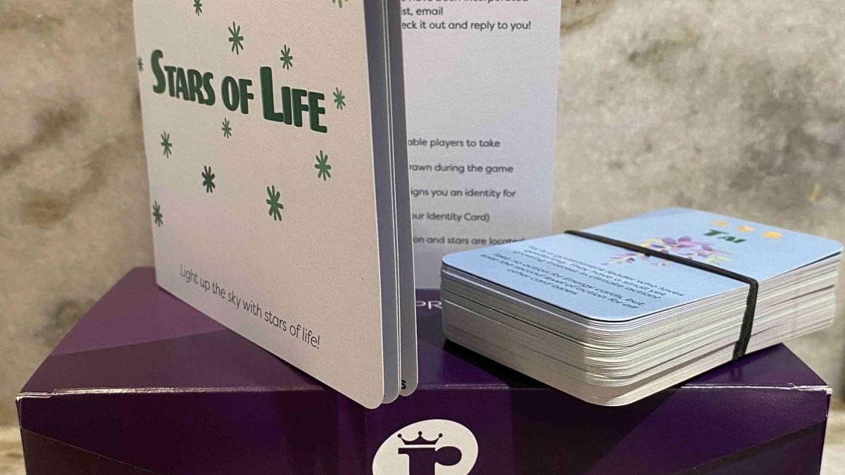Stars of Life card game with manual and playing cards. 